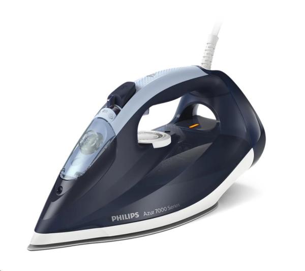 Philips 7000 Series DST7030 20 napařovací žehlička, 2800 W, Calc-Clean, Drip-stop, tmavě modrá