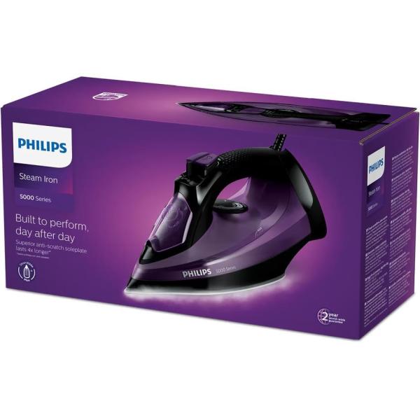 Philips Series 5000 DST5030/80 napařovací žehlička, 2400 W, Drip Stop, fialová3