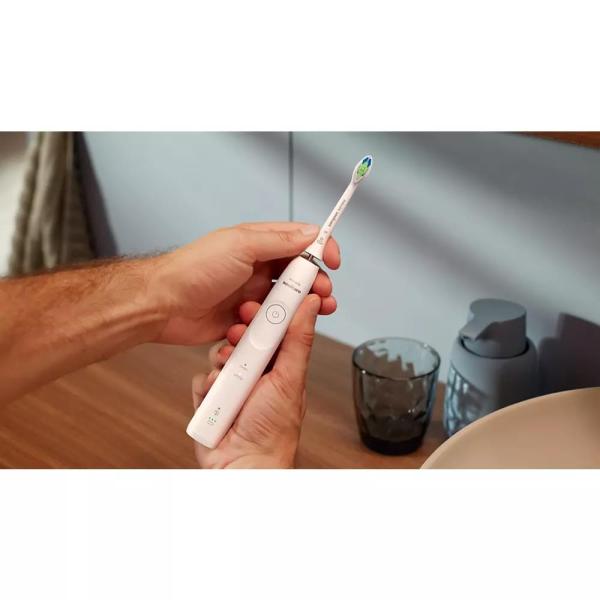 Philips Sonicare 5500 HX7119/ 01 sonický zubní kartáček,  2 kusy,  cestovní pouzdra,  bílá a námořnická modrá4