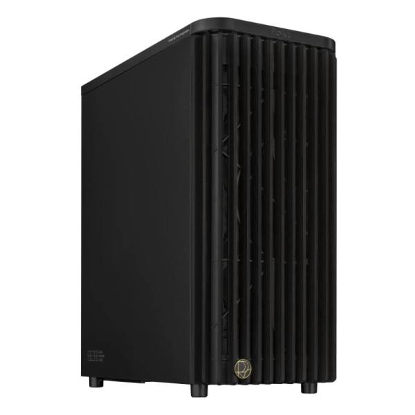 ASUS case PROART PA401 WOOD METAL,  Mid Tower,  ATX,  1xUSB-C Gen2x2,  2xUSB 3.0,  2x 160mm Fan,  1x 120mm Fan,  černá