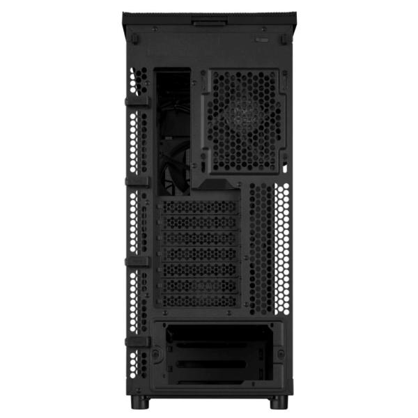 ASUS case PROART PA401 WOOD METAL,  Mid Tower,  ATX,  1xUSB-C Gen2x2,  2xUSB 3.0,  2x 160mm Fan,  1x 120mm Fan,  černá5