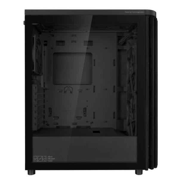 ASUS case PROART PA401 WOOD TG,  Mid Tower,  ATX,  1xUSB-C Gen2x2,  2xUSB 3.0,  2x 160mm Fan,  1x 120mm Fan,  černá6