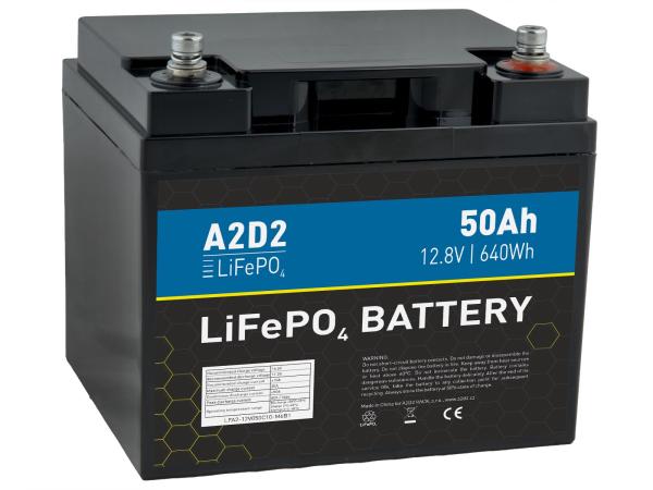 A2D2 batéria LiFePO4 12, 8V 50Ah M6