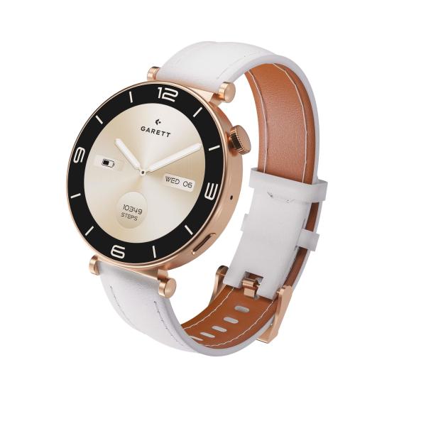 Garett Smartwatch ROSE zlatá,  Mesh steel