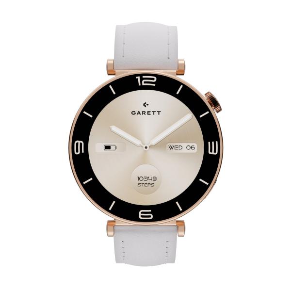 Garett Smartwatch ROSE zlatá,  Solid steel15