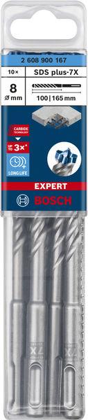 Bosch vrtáky do kladiv EXPERT SDS plus-7X, 8 × 100 × 165 mm, 10 ks2