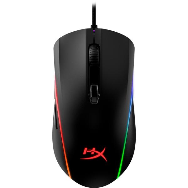 HP HyperX Pulsefire Fuse/ Herná/ Optická/ 3 200 DPI/ USB+BT/ Čierna