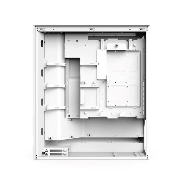 NZXT skříň H7 Flow RGB edition /  ATX /  3x 140 mm fan /  USB-C /  2x USB /  prosklená bočnice /  mesh panel /  RGB /  bílá4