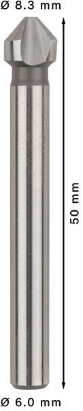 Bosch záhlubník PRO Soft Metal HSS, 8, 3 × 50 mm, M41