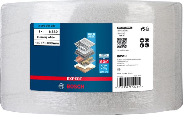 Bosch rounová role EXPERT N880 pro ruční broušení 150 mm × 10 m, čištění2