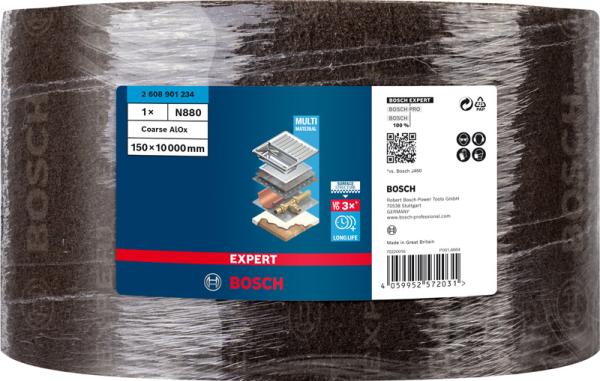 Bosch role rouna EXPERT N880 pro ruční broušení 150 mm × 10 m, Coarse A2