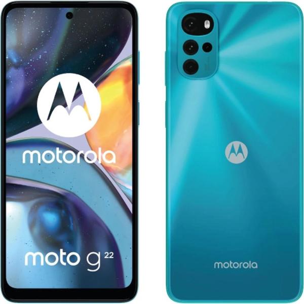Motorola Moto G22 4G 4GB RAM 64GB Dual Sim,  Blue,  EU