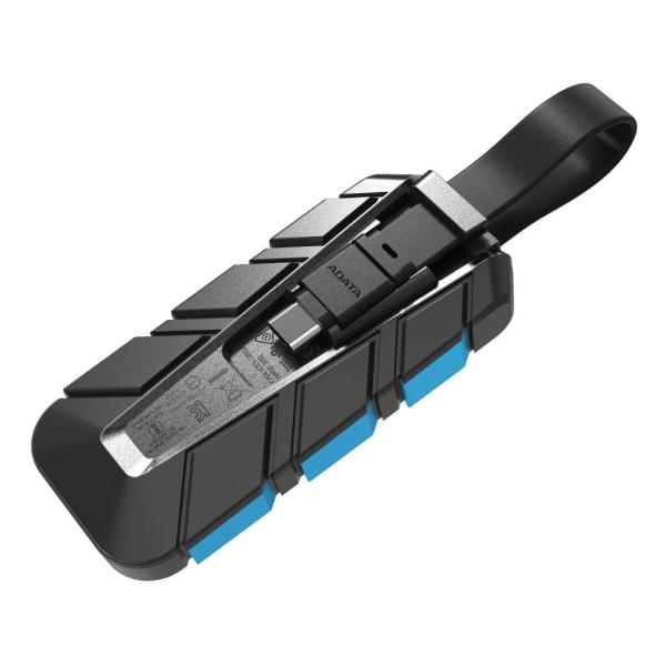 ADATA External SSD 1TB SC740,  USB-C 3.2 Gen2,  Černo-modrá2