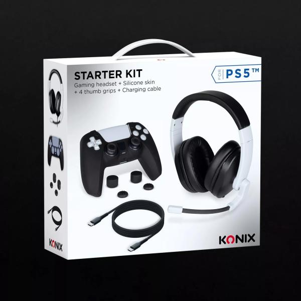 Konix Mythics PlayStation 5 Black Starter Pack1