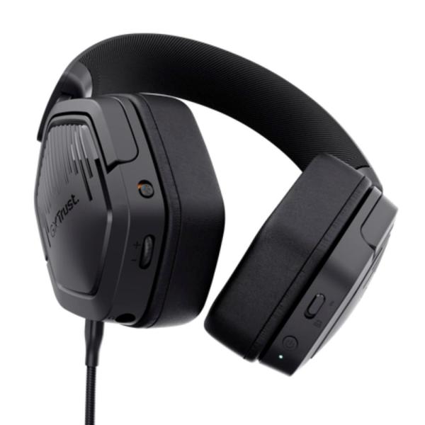 TRUST Herní sluchátka GXT 493 Carus,  Bluetooth,  2.4GHz,  černá1
