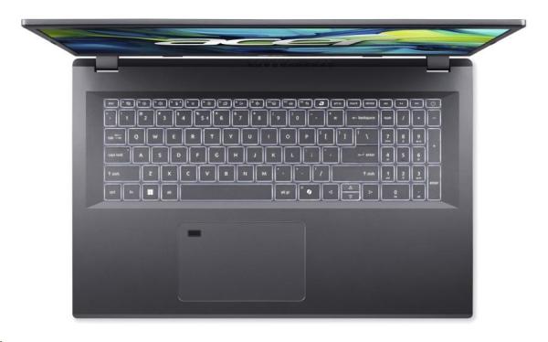 ACER NTB Aspire 17 (A17-51M-31ZG),iCore 3 100U,17.3"FHD,16GB,512GB SSD,Intel Graphics,W11P,Gray3