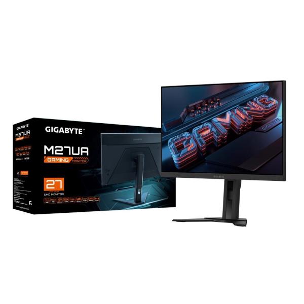 GIGABYTE LCD - 27" Gaming monitor M27UA,  SS IPS,  3840x2160 UHD,  160Hz,  1000:1,  400cd/ m2,  1ms,  2xHDMI,  1xDP7