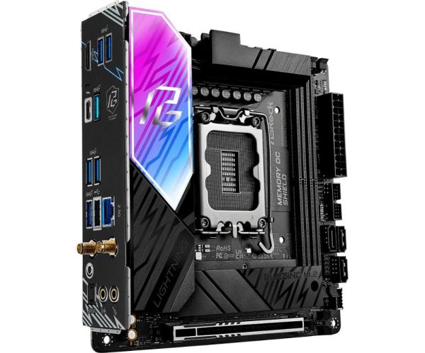 ASRock MB Sc LGA1851 B860I LIGHTNING WIFI,  Intel B860,  2xDDR5,  1xThunderbolt,  1xHDMI,  WiFi,  Mini-ITX2