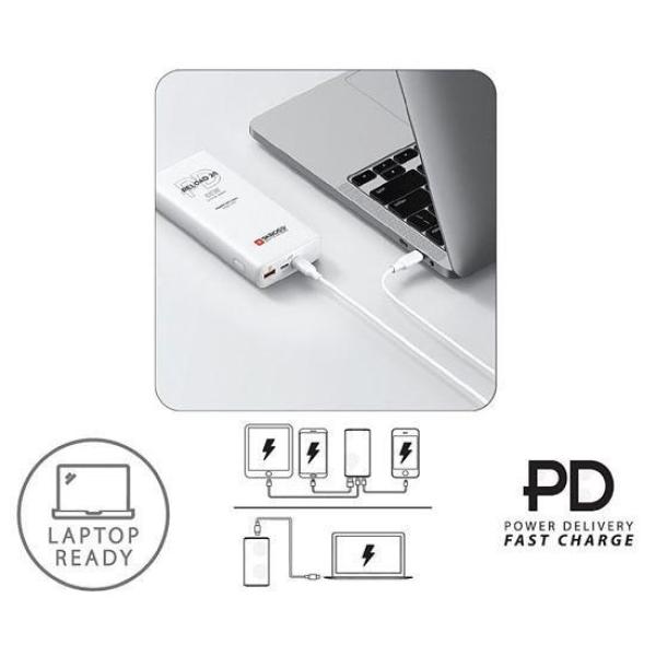 SKROSS powerbank Reload 20 65W PD,  20 000mAh,  USB A+C2
