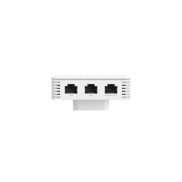 TP-Link EAP725-Wall OMADA WiFi7 AP (BE3600, 2, 4GHz/ 5GHz, 1x2, 5GbEWAN, 1x2, 5GbELAN, 3xGbE, 1xPoE+, 1xPoE-out)4