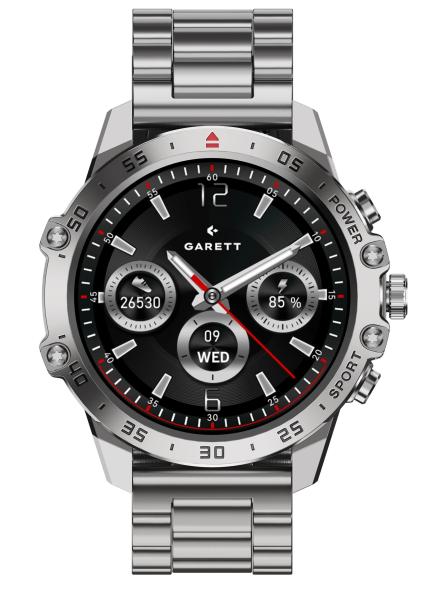 Garett Smartwatch V14 Silver Steel2