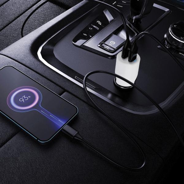 SKROSS USB A+C nabíjecí autoadaptér Dual Car Charger, 65W PD3
