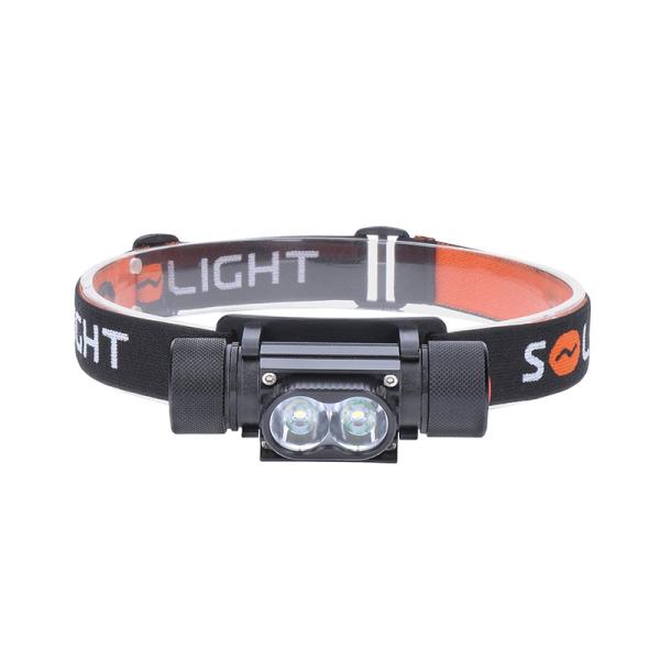 Solight LED čelová nabíjecí svítilna,  650lm,  Li-Ion1