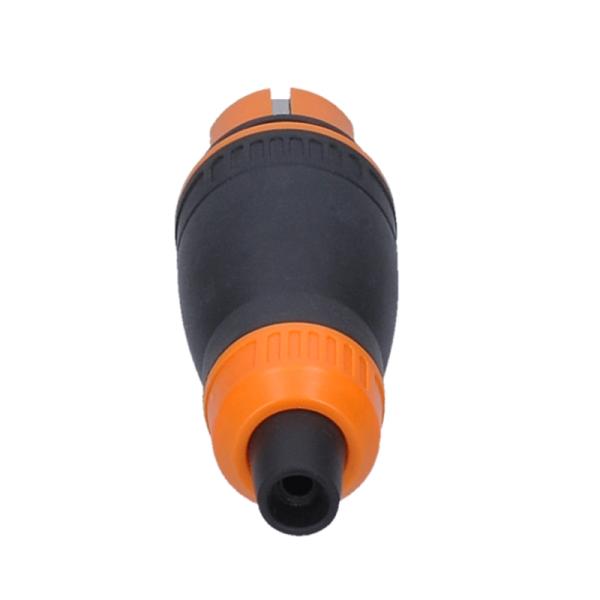 Solight zástrčka do vlhka,  přímá,  IP44,  černá-oranžová4