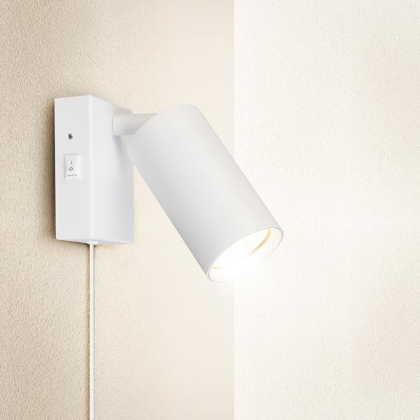 Solight nástěnná lampička CELE,  1x GU10,  bílá2