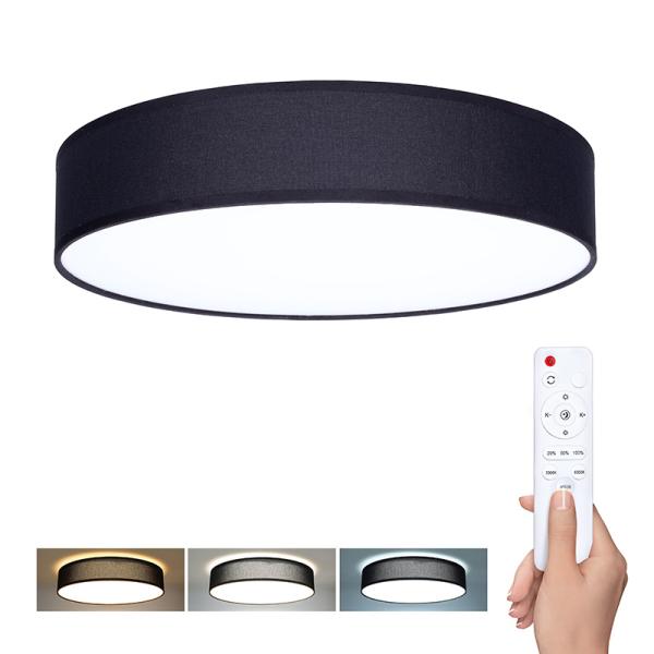 Solight LED osvětlení s dálkovým ovladačem Penley,  48W,  3360lm,  40cm,  změna chromatičnosti,  stmívatelné