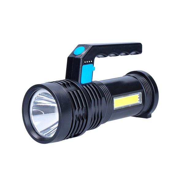 Solight LED nabíjecí svítilna s rukojetí a bočním světlem,  150+100lm,  Li-Ion