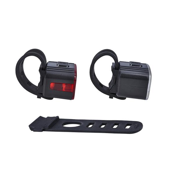 Solight set nabíjacích cyklo svietidiel, 160lm predné, zadné červená, Li-Ion, USB5