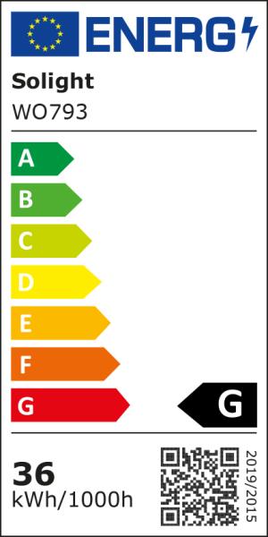 Solight LED stropní světlo Plain, 3CCT, 36W, 2520lm, 3000K, 4000K, 6000K, kulaté, 45cm2