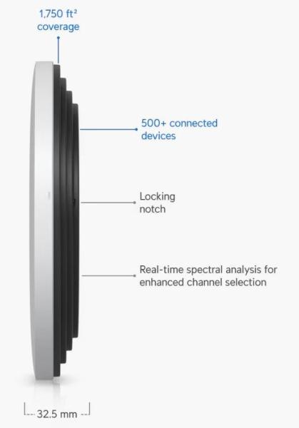 UBNT UniFi U7-Pro-XGS,  bez PoE adaptéru,  bílá2