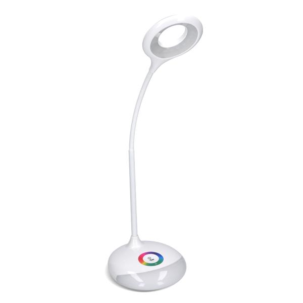 Solight LED stolná lampička nabíjacia, 5W, RGB podsvietenie, stmievateľná, USB napájanie2