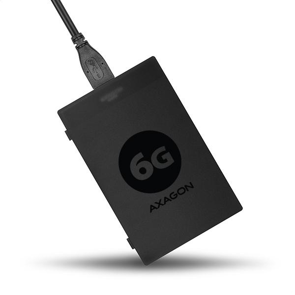 AXAGON ADSA-1S6,  USB 3.2 Gen 1 - SATA 6G SSD/ HDD adaptér vr. 2.5" púzdra7