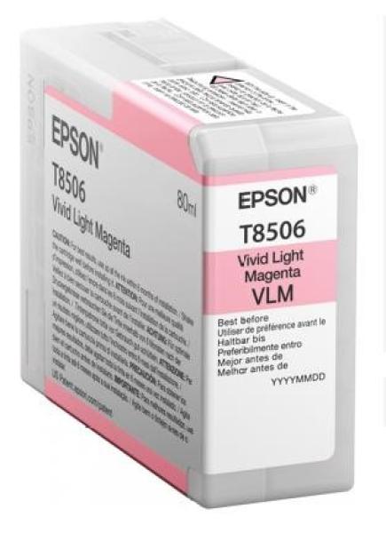 Epson Singlepack Photo Light Magenta T850600 UltraChrome HD ink 80ml