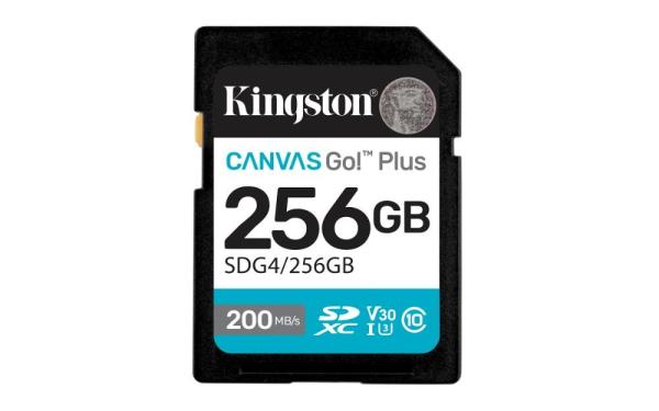 Kingston Canvas Go Plus/ SDXC/ 256 GB/ UHS-I U3 / Class 10