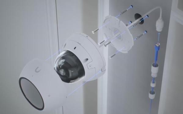 UBNT UVC-AI-Dome-B - AI Dome PoE kamera,  8MP,  černá2