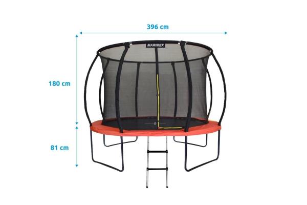 Marimex Premium  trampolína 396 cm + vnitřní ochranná síť + schůdky ZDARMA2