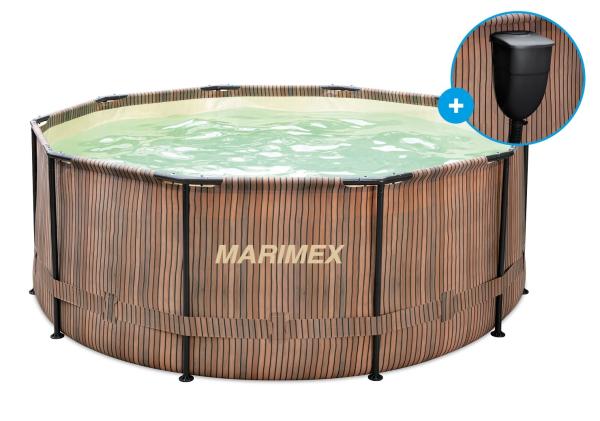 Marimex Florida bazén 3, 05x0, 91 m se zabudovaným skimmerem - motiv TEAK