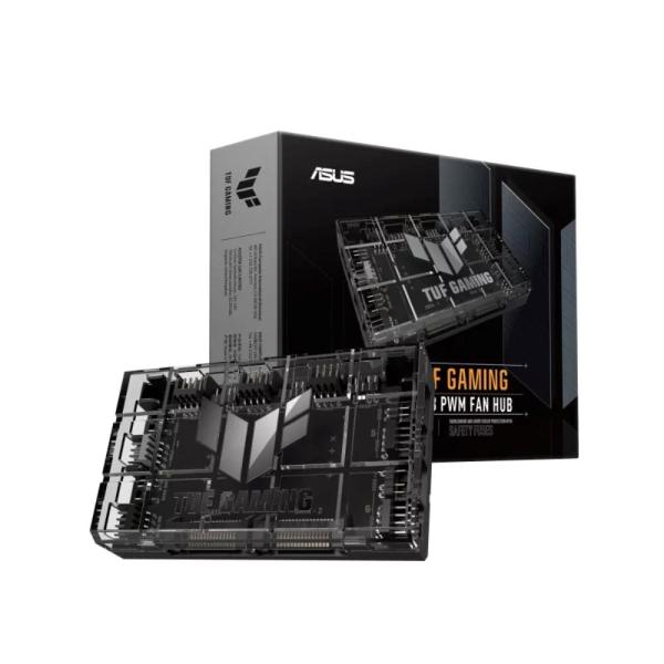 ASUS TUF GAMING ARGB FAN HUB,  6x ARGB Fan,  2x SATA,  černá