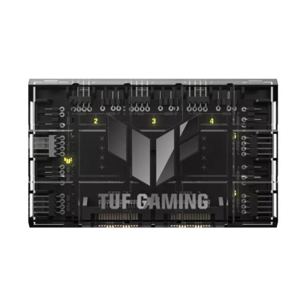 ASUS TUF GAMING ARGB FAN HUB,  6x ARGB Fan,  2x SATA,  černá3