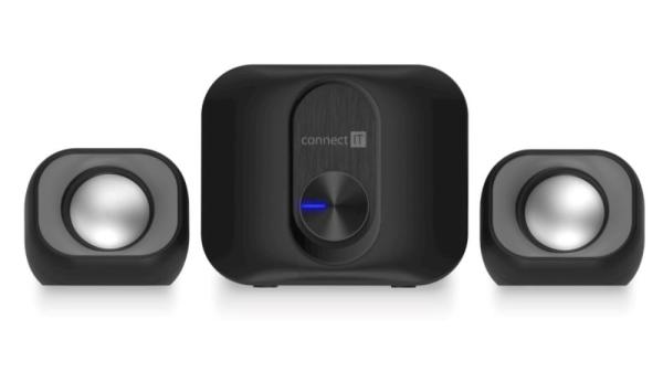 CONNECT IT Reproduktory Rumble PRO PC, 2.1, USB, 3, 5mm, černá1