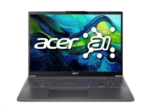 Acer Aspire 16/ A16-71M-58EF/ U5-115U/ 16"/ 2048x1280/ 16GB/ 512GB SSD/ Iris Xe/ W11H/ Gray/ 2R