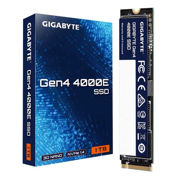 GIGABYTE SSD 1TB 4000E,  PCIe Gen4x4,  M.2 2280,  (R:4000MB/ s, W:3900MB/ s)4