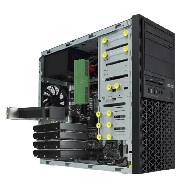 ASUS Workstation E500 G9,  bez procesoru,  bez pamětí,  bez grafiky,  750W,  černá4