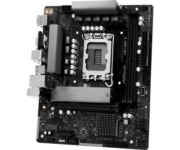 ASRock MB Sc LGA1851 H810M-X,  Intel H810,  2xDDR5,  1xDP,  1xHDMI,  1xVGA,  mATX3