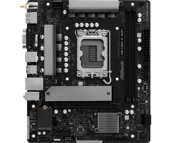 ASRock MB Sc LGA1851 H810M-X WIFI,  Intel H810,  2xDDR5,  1xDP,  1xHDMI,  1xVGA,  WiFi,  mATX1