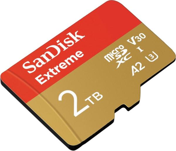SanDisk micro SDXC karta 2TB Extreme (240 MB/ s A2 UHS-I U3 V30) + adaptér1